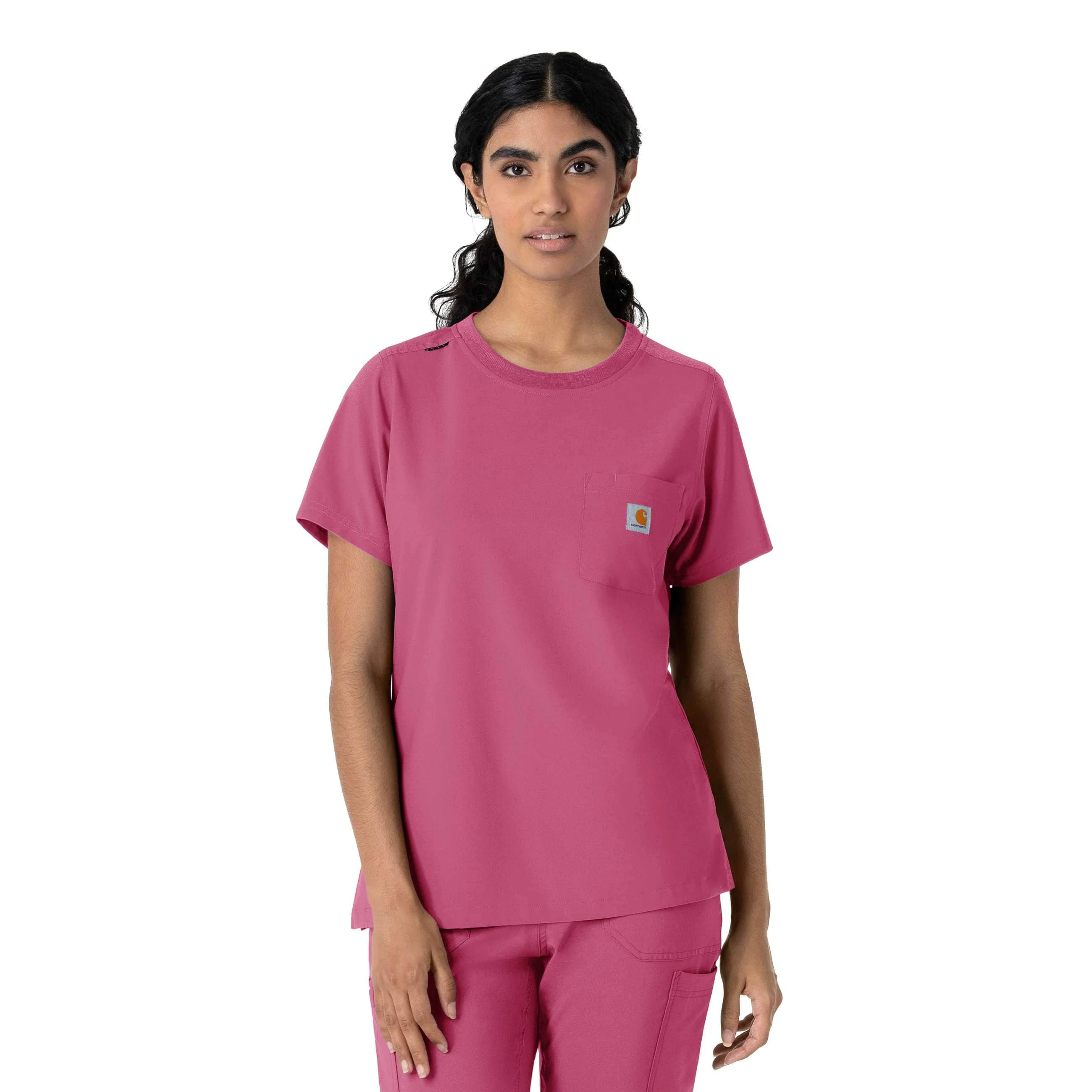 Women's Force Cross-Flex Crew Neck Scrub Top - 1