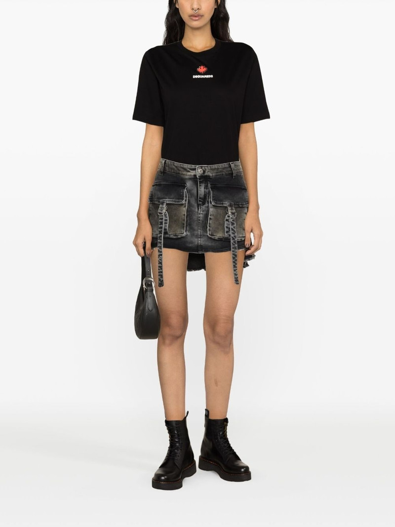 DSQUARED2 logo-print cotton T-shirt outlook