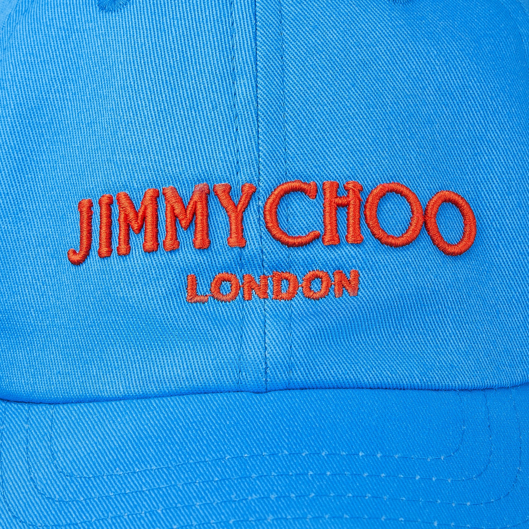 Pacifico
Sky/Paprika Embroidered Cotton Baseball Cap - 3