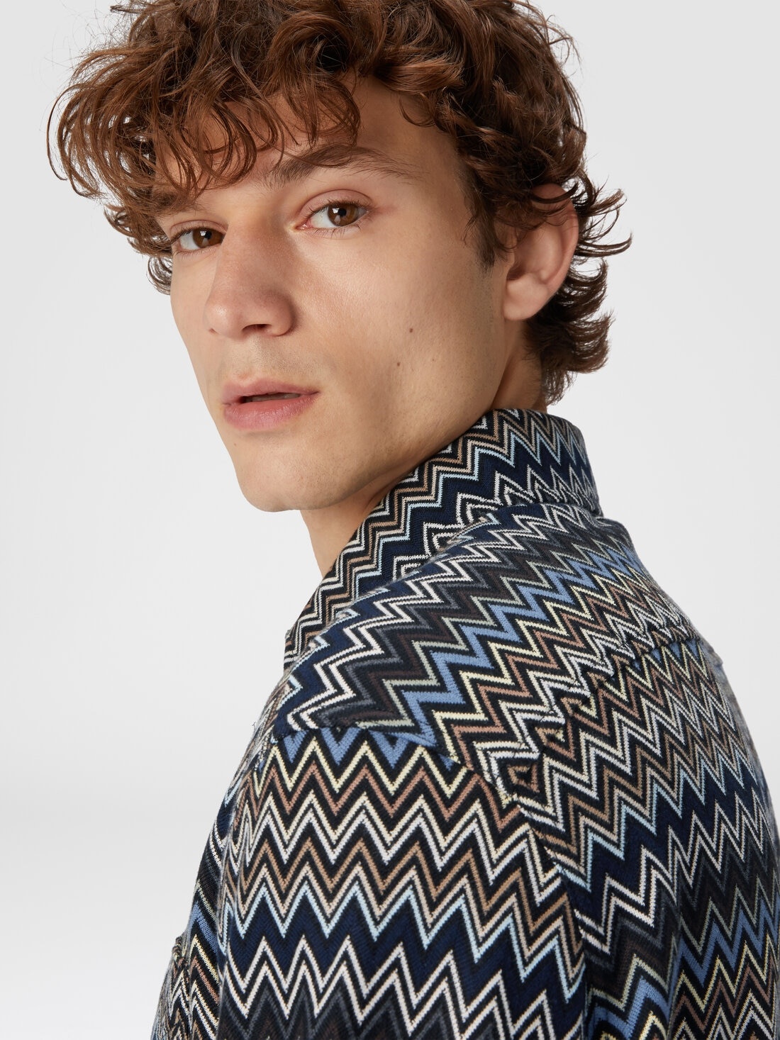 Zig zag cotton shirt - 5