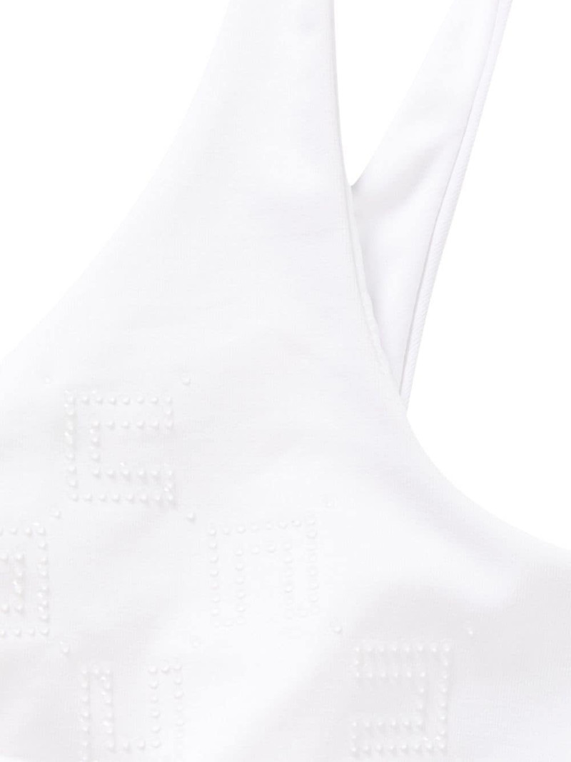 rhinestone-embellished monogram swimsuit 3
