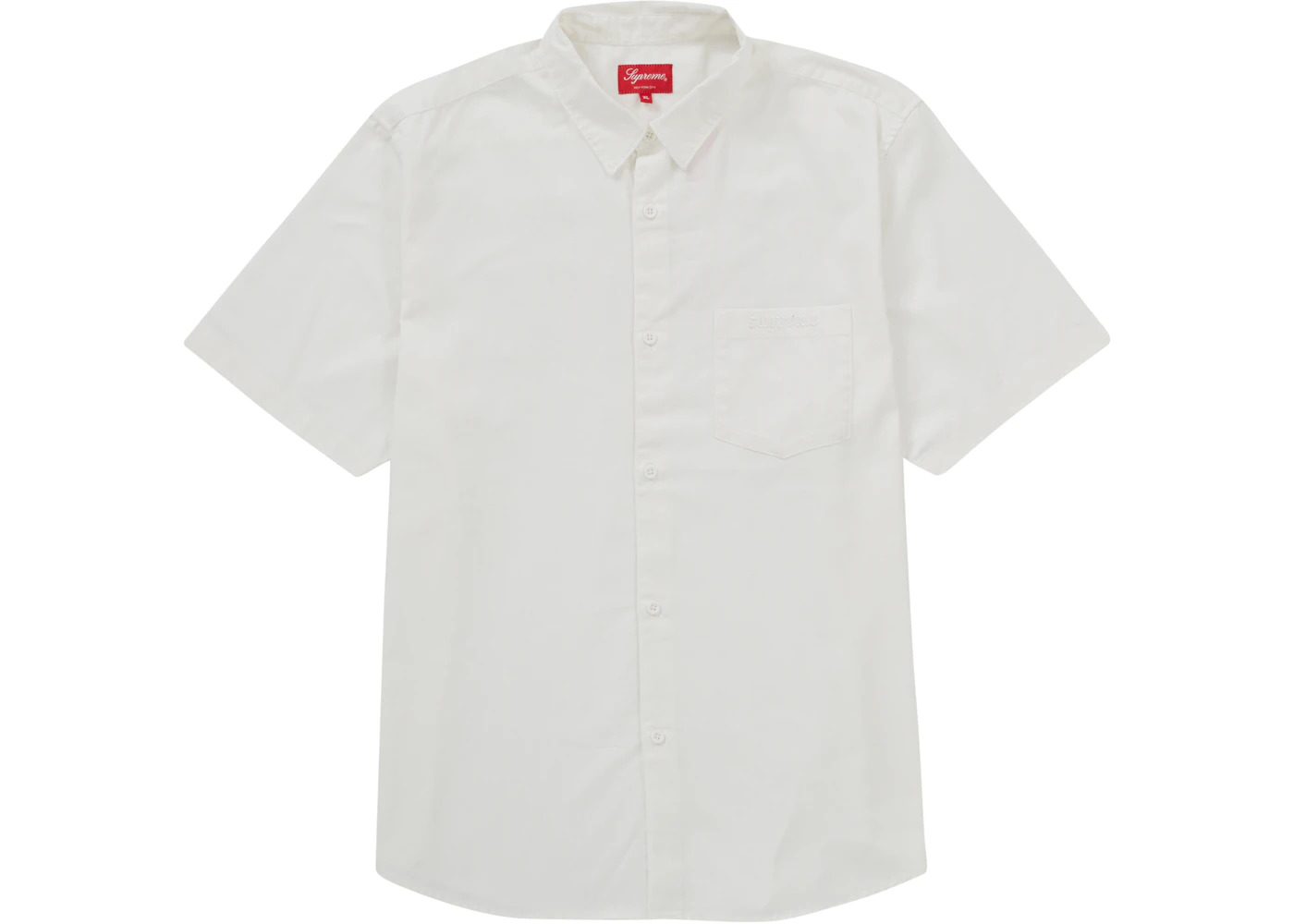 Supreme Croc Patch S/S Work Shirt White - 2