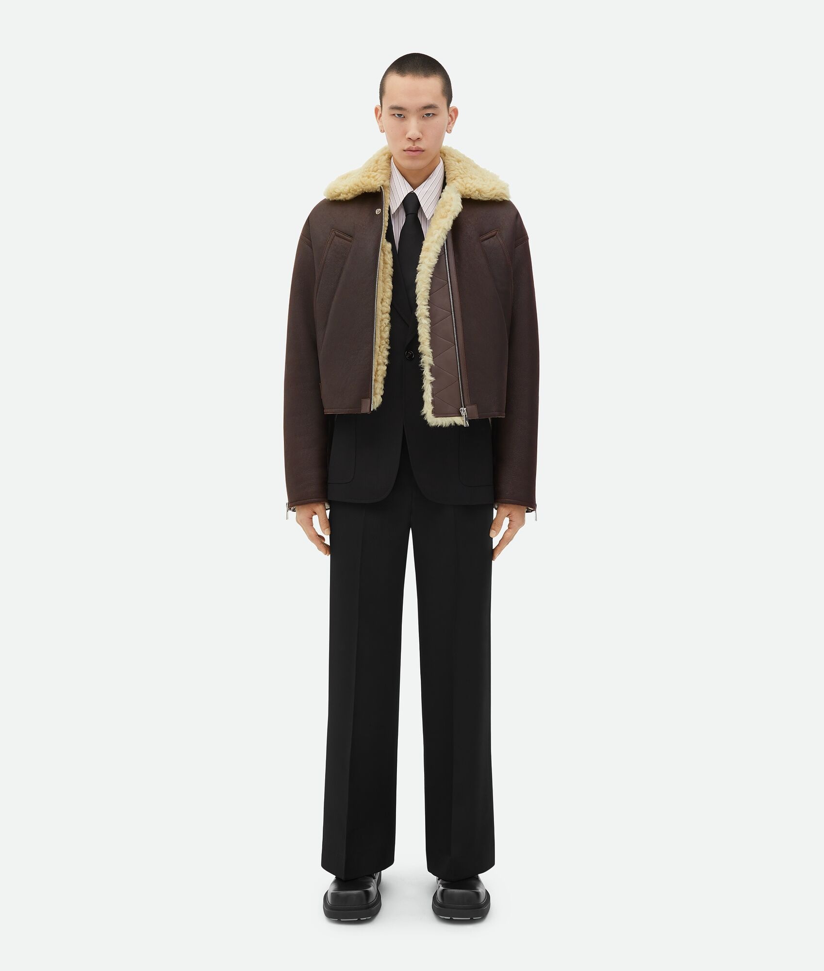 Viscose And Silk Jacket - 4