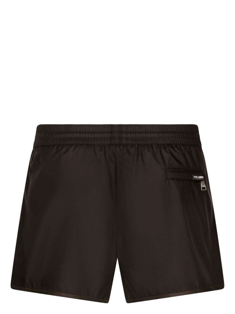 logo-patch swim shorts - 2