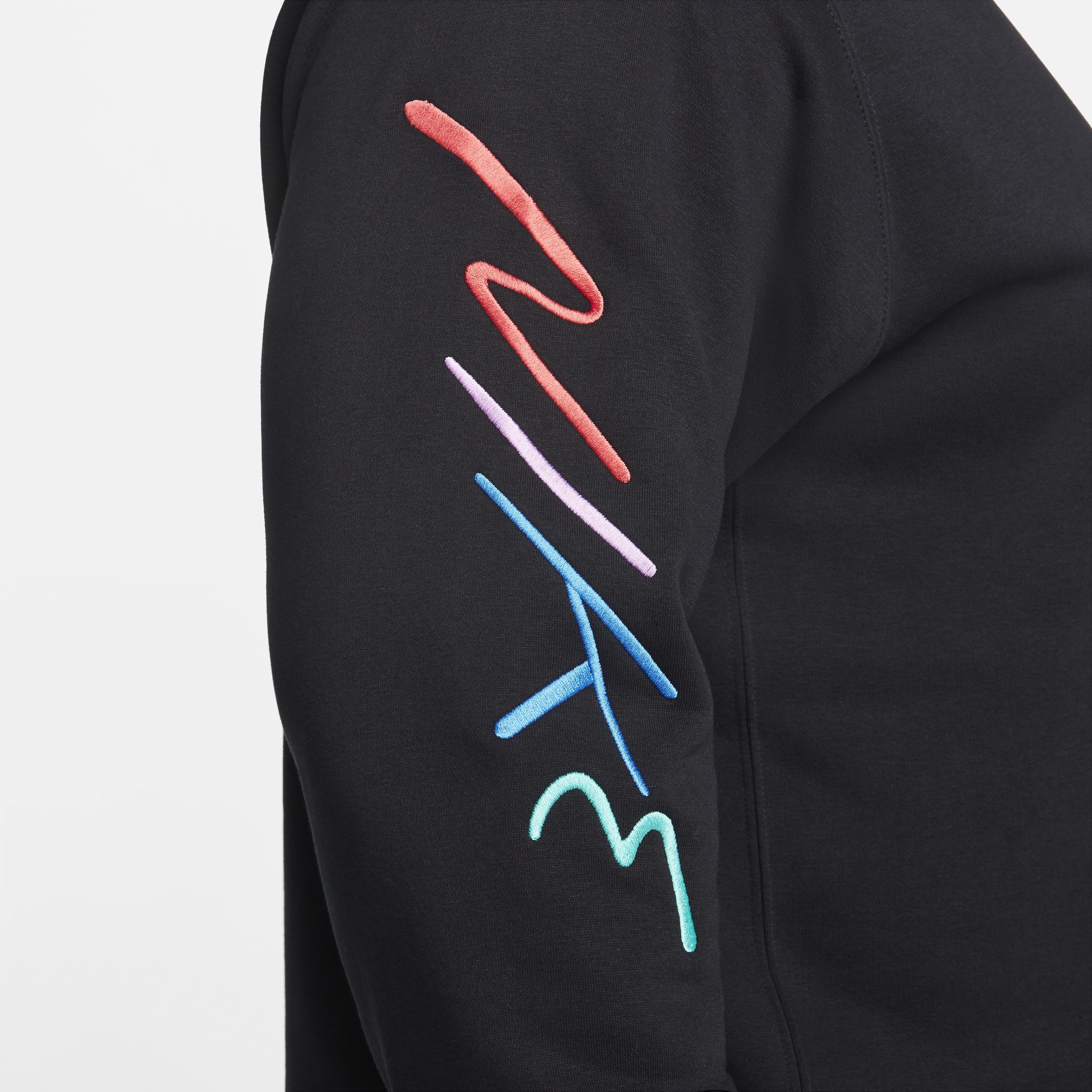 Nike Men's Club Fleece Brushed-Back Graphic Crew - 11