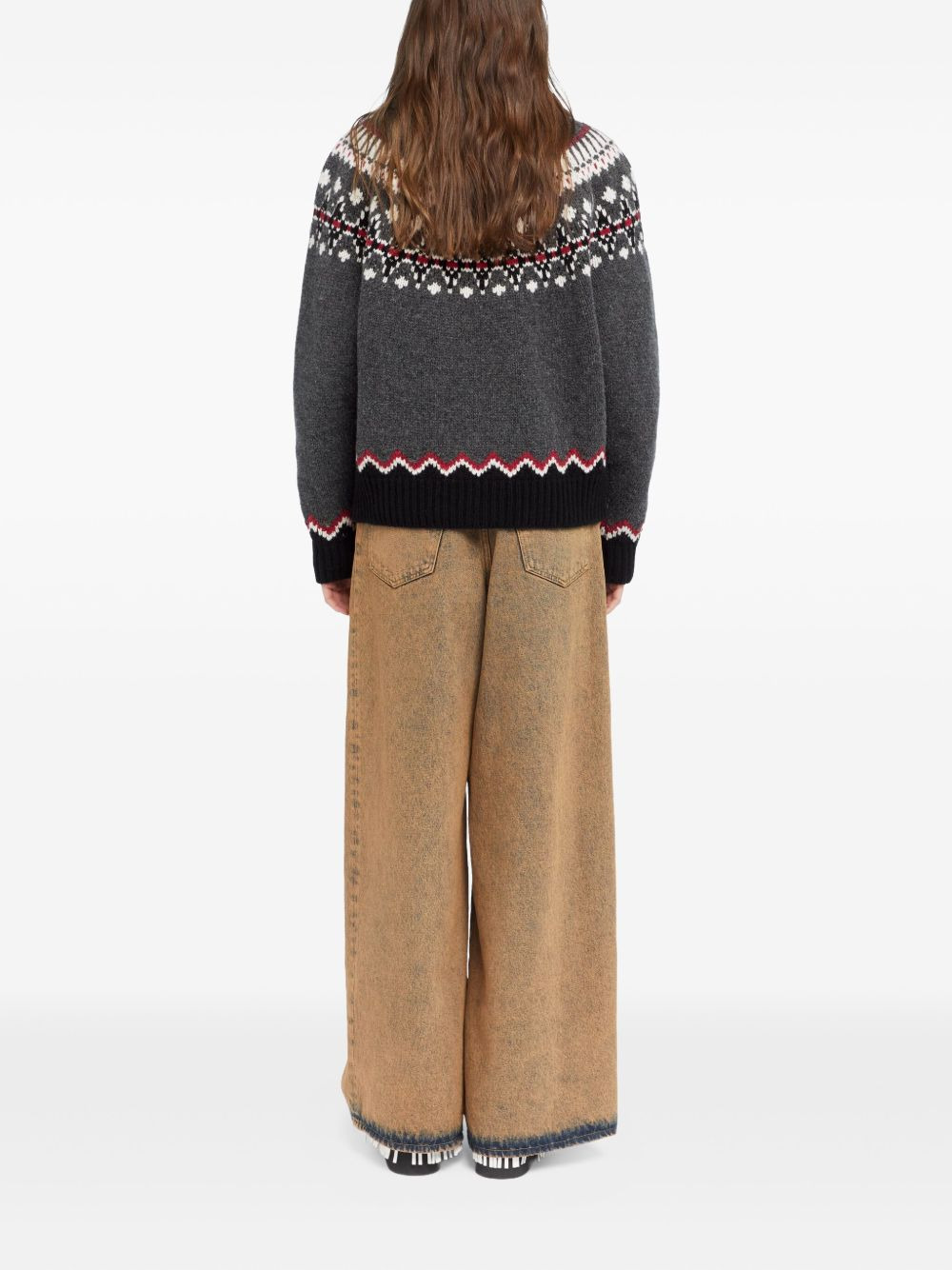 Sweet Winter fair-isle cardigan - 4