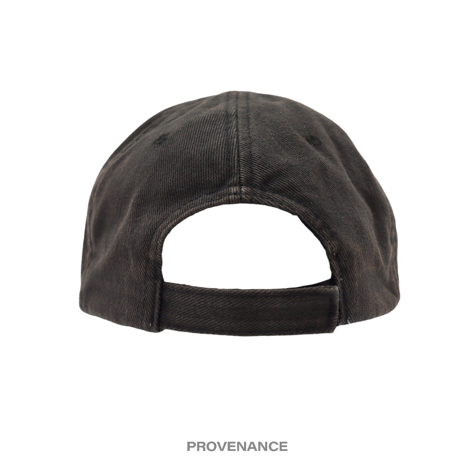 Balenciaga Embroidered Logo Cap - Washed Black - 7