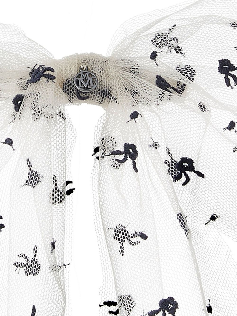 MAISON MICHEL Mini Wicole bow hair clip outlook