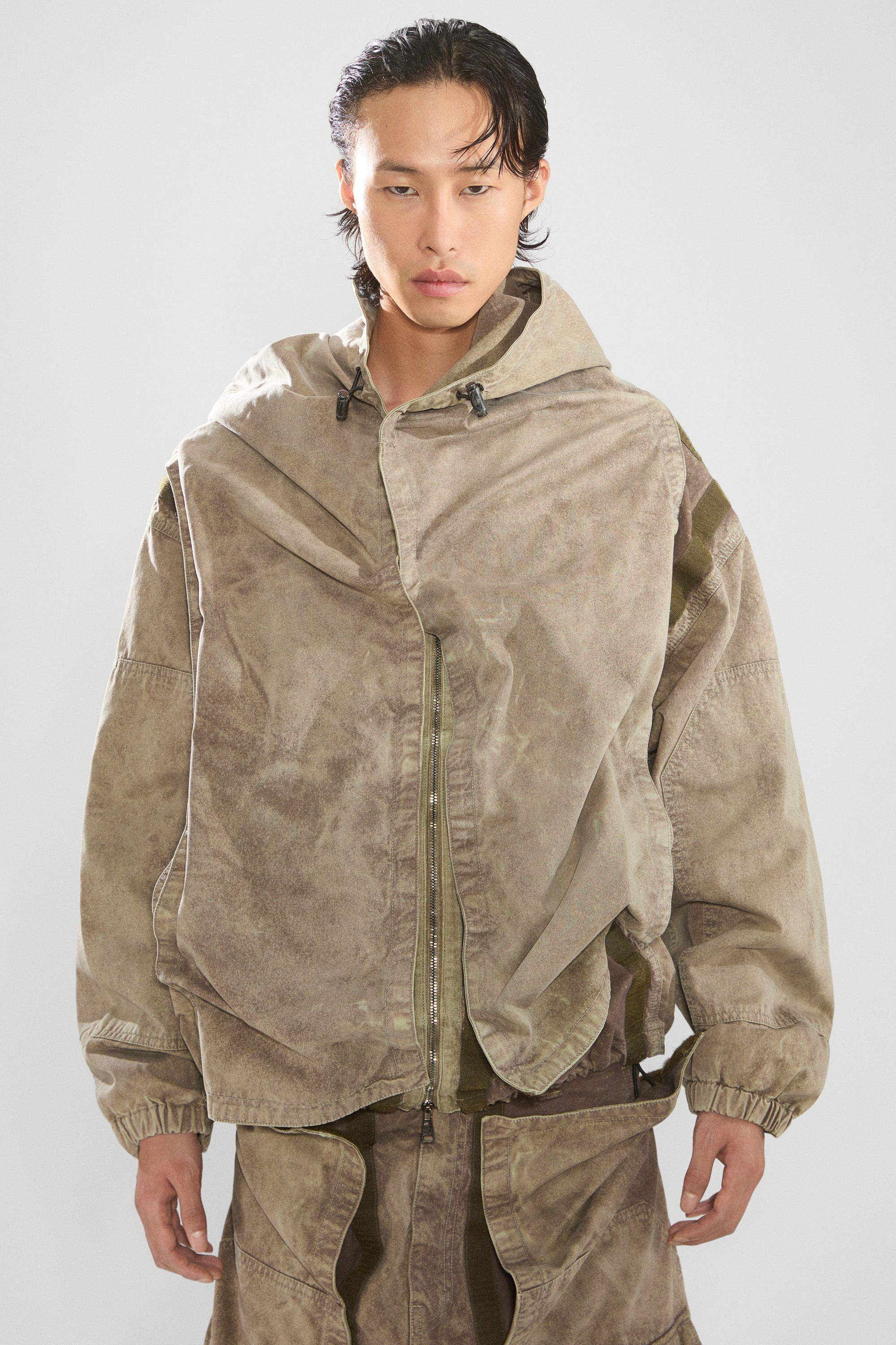 Velcro Cargo Jacket - 5