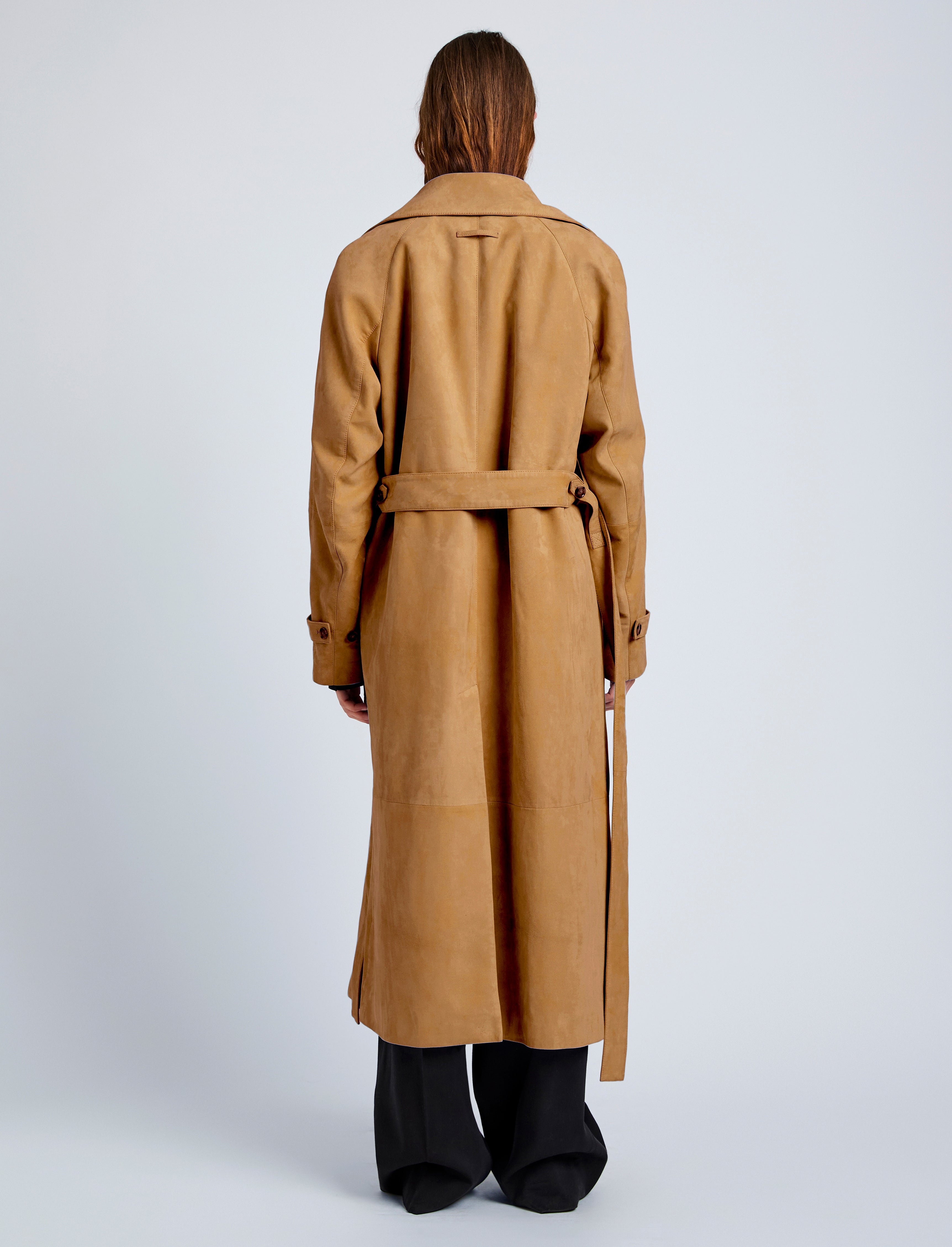 Ramona Coat in Suede - 4