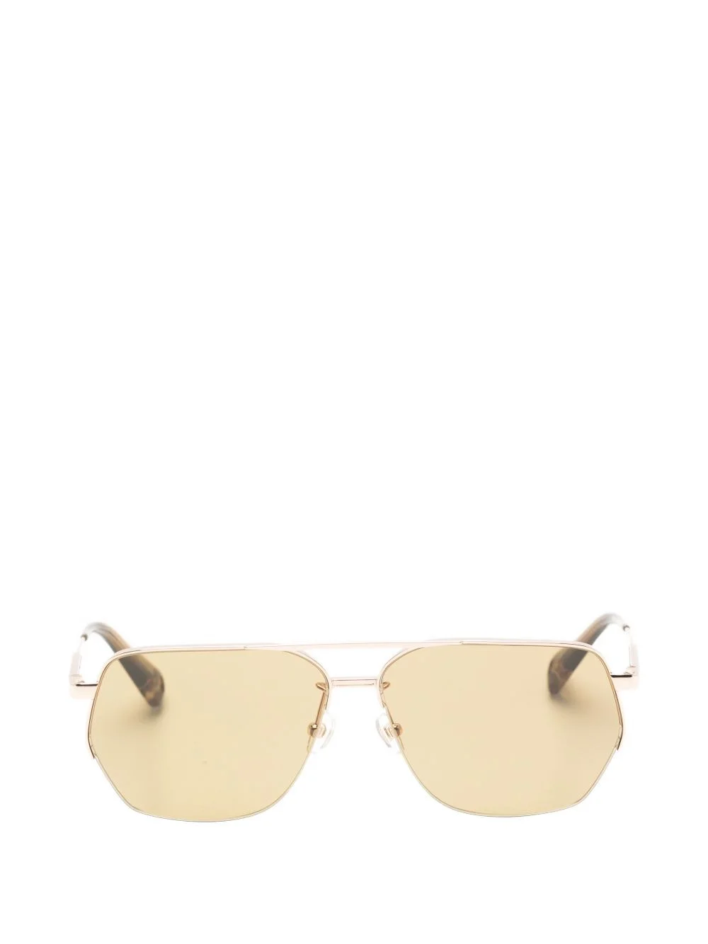 Aviador geometric-frame sunglasses - 1
