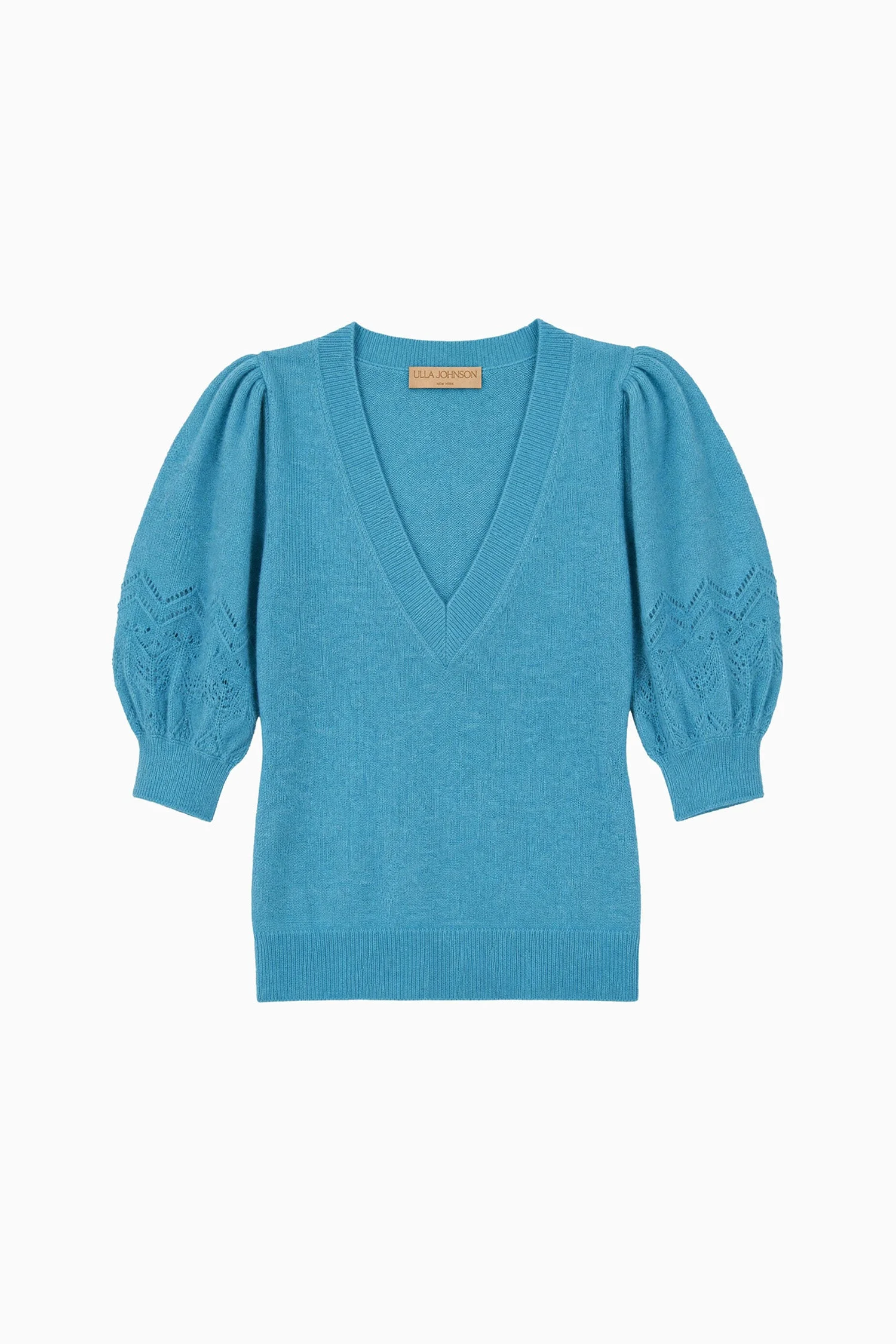 Reina Puff Cashmere Top - 1