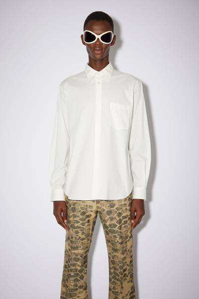 Acne Studios Classic shirt - White outlook