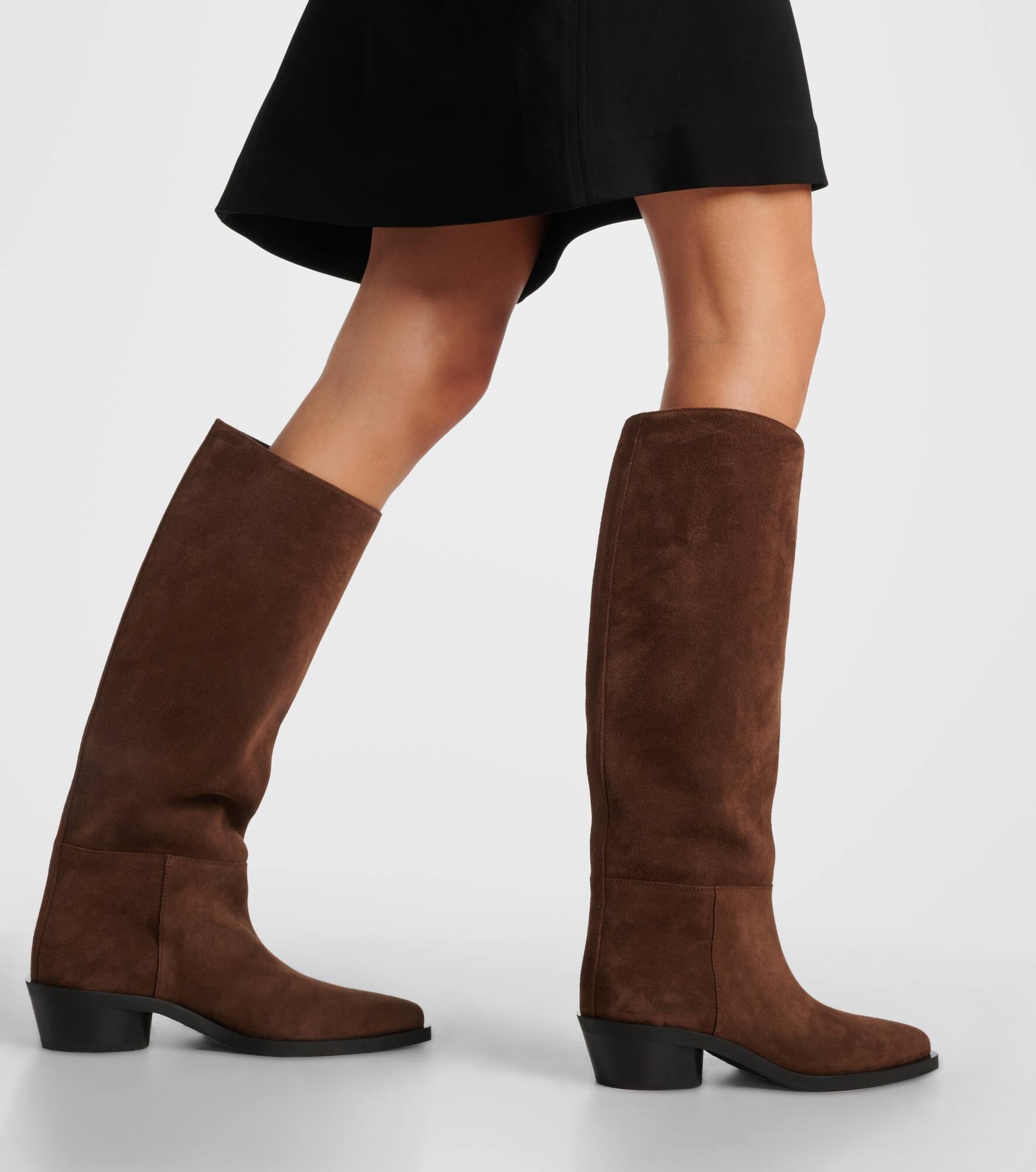 Bronco suede knee-high boots - 7