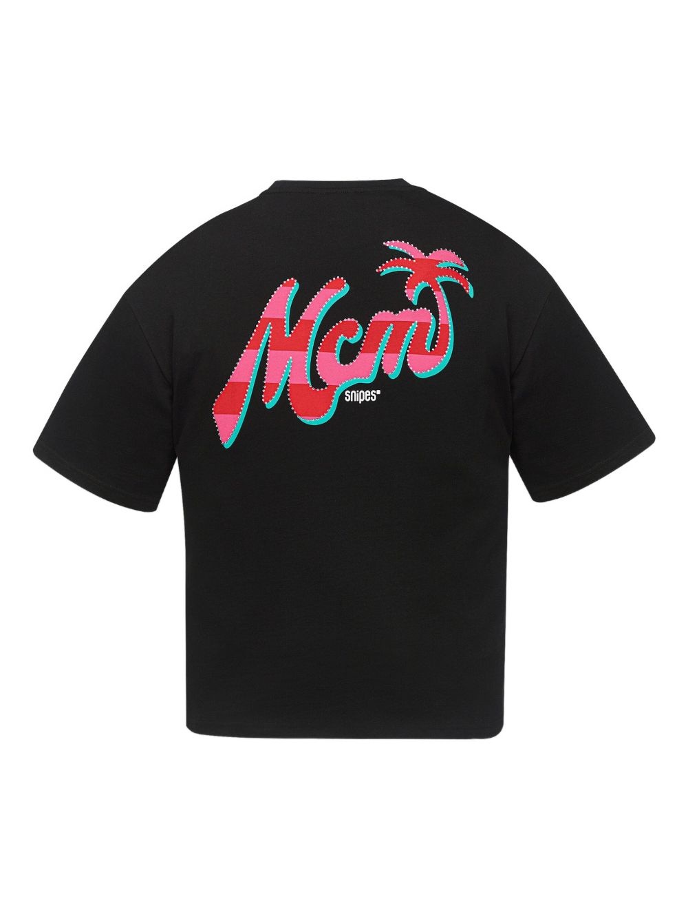 x SNIPES rhinestone logo-print T-shirt - 2