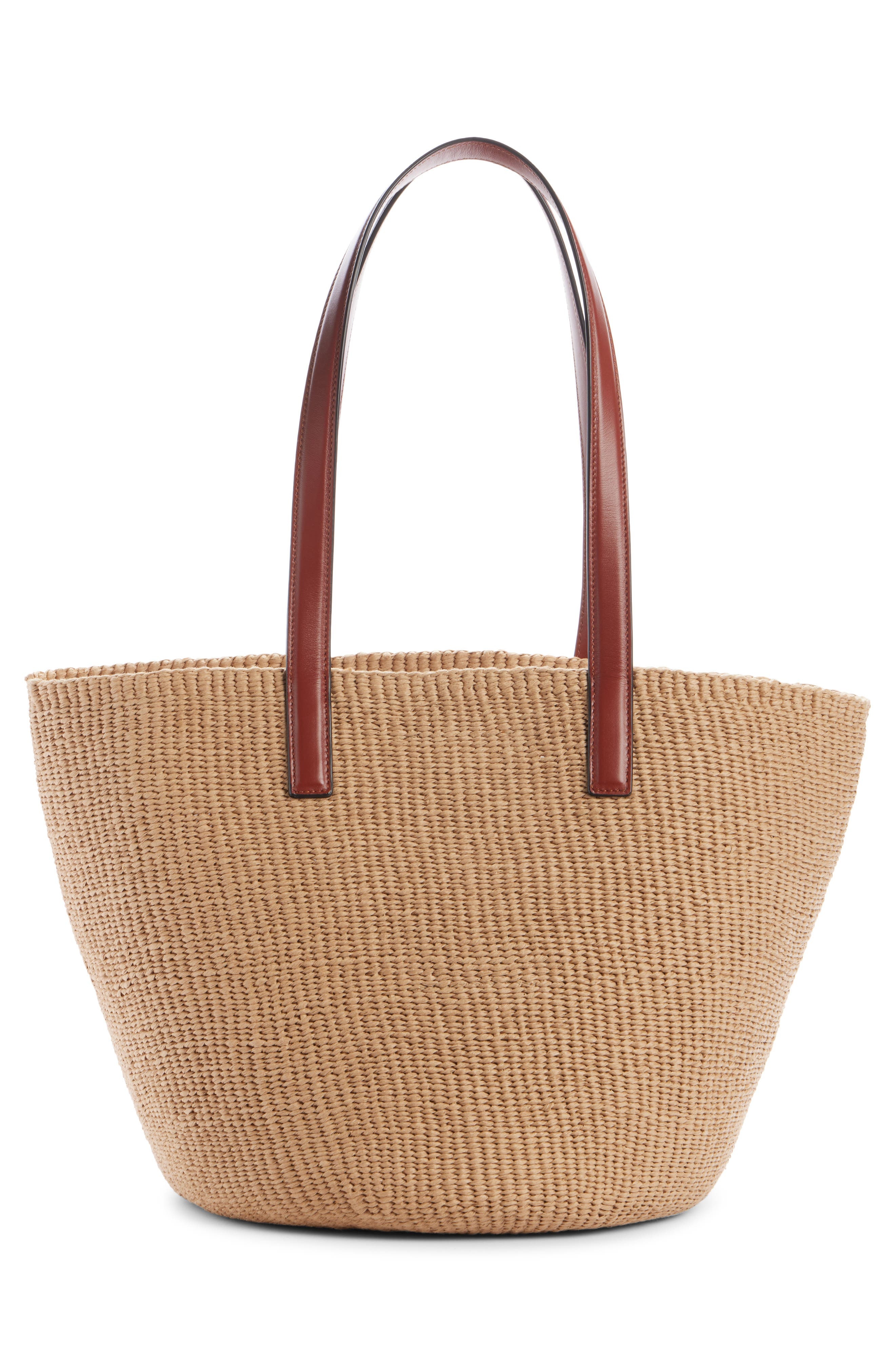 Chloé Large Horse Medal Basket Bag in 27S Sepia Brown at Nordstrom - 3