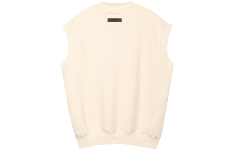 ESSENTIALS Fear of God Essentials FW22 V neck vest 'Egg shell' FOG-FW22-890 outlook