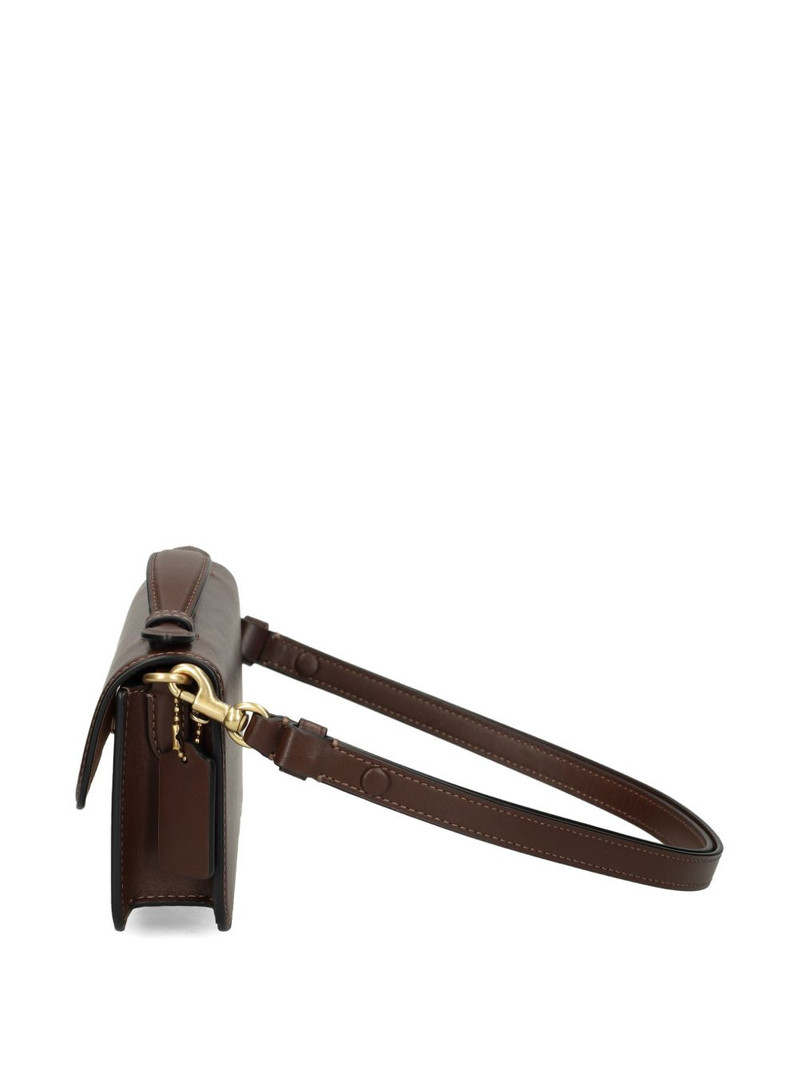 Elora top handle leather satchel bag 4