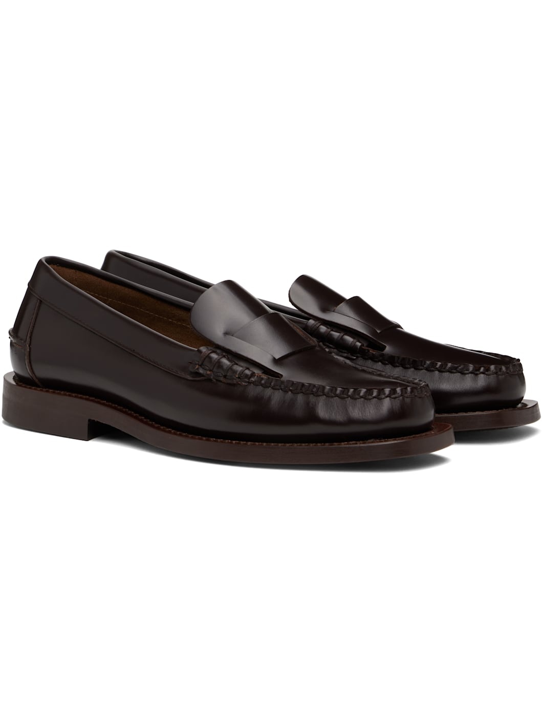 Brown Sineu Loafers - 4