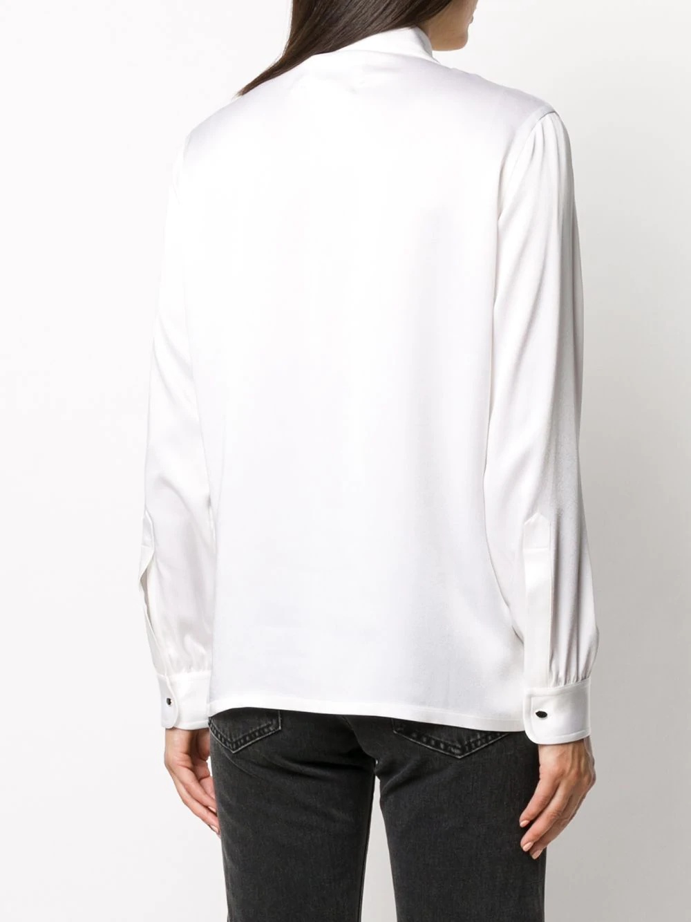 elongated long-sleeve shirt - 4