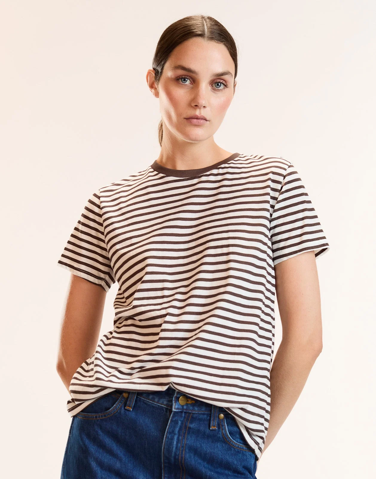 Relaxed Stripe Tee - 1