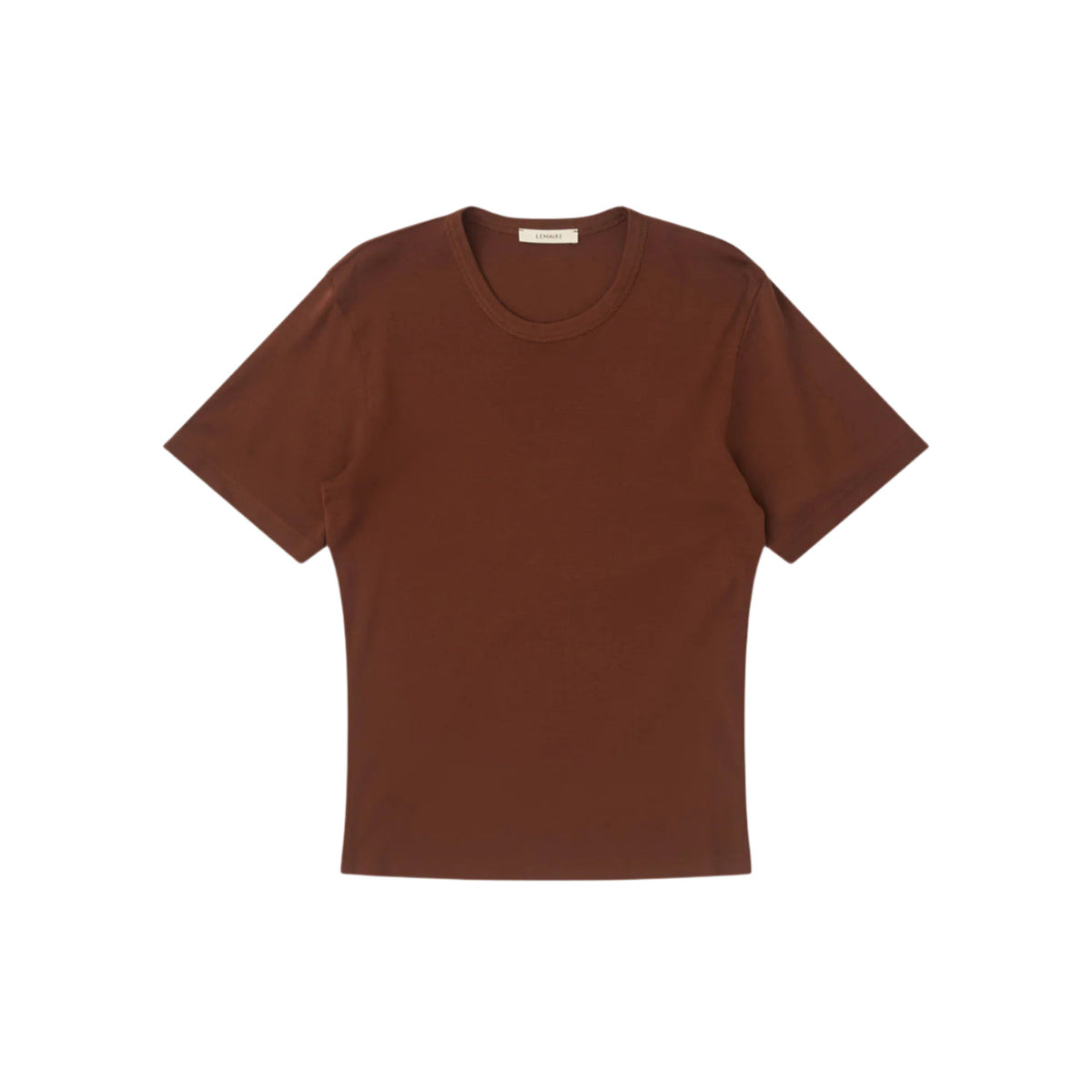RIB T-SHIRT (BRUNETTE) - 1