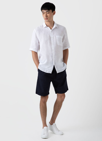 Sunspel Short Sleeve Linen Shirt outlook
