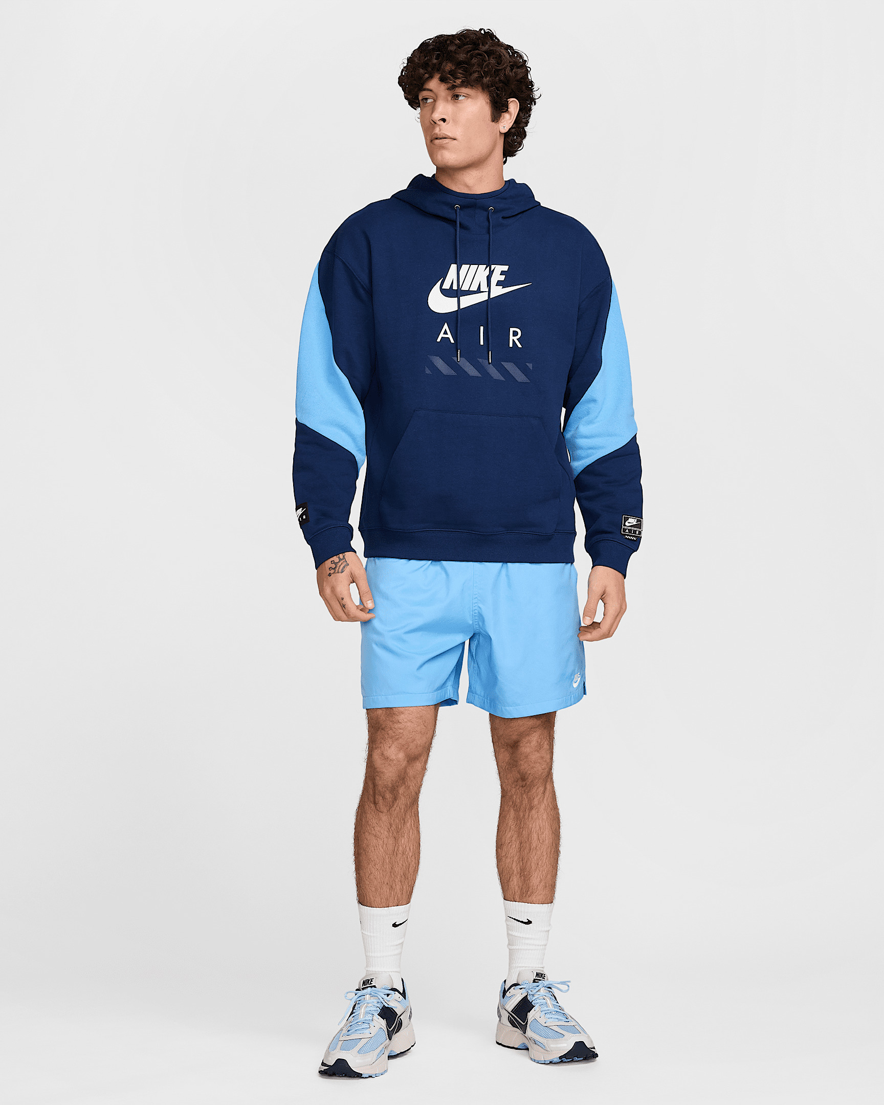 Nike Air Men's Fleece Pullover Hoodie - 8