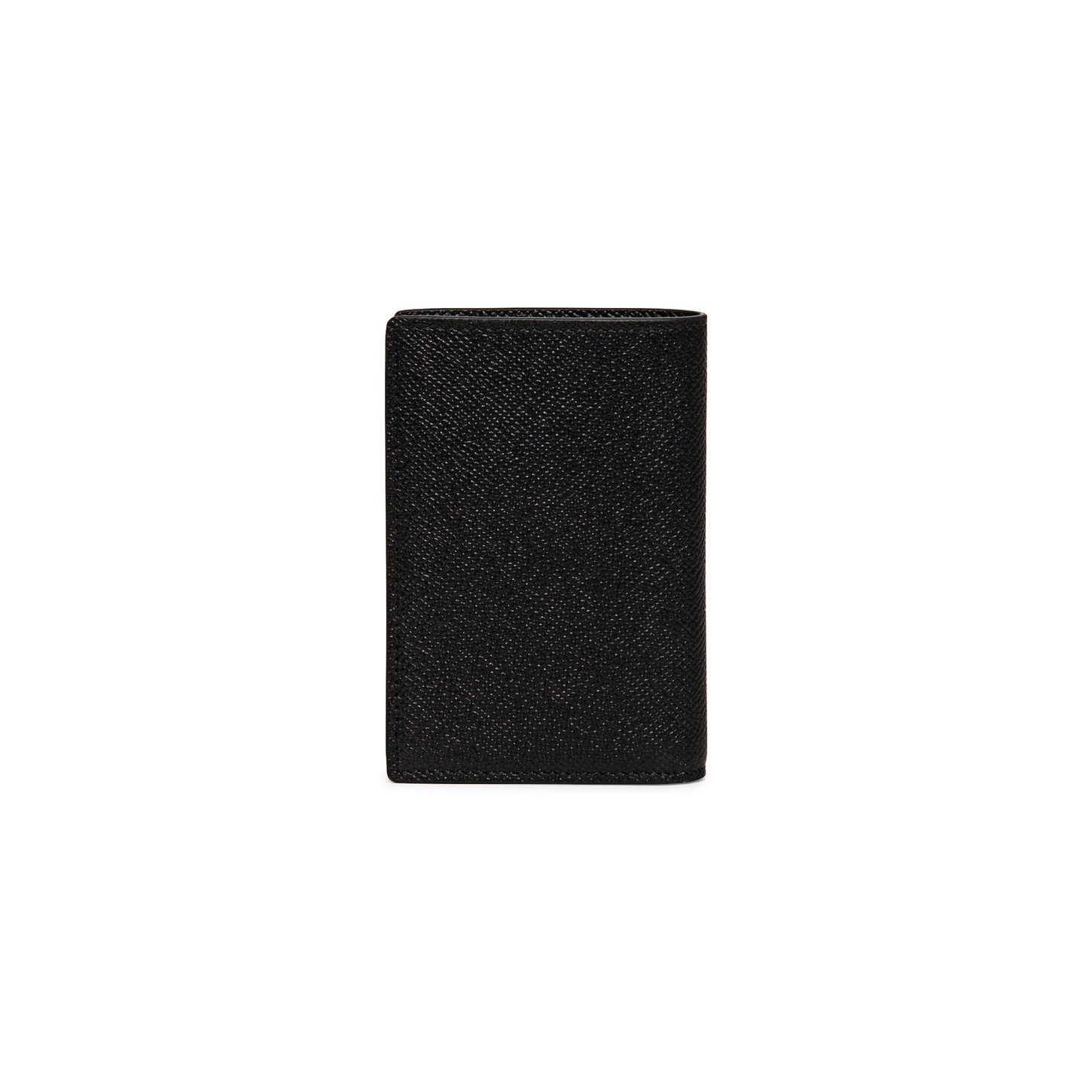 Black saffiano leather vertical wallet - 2