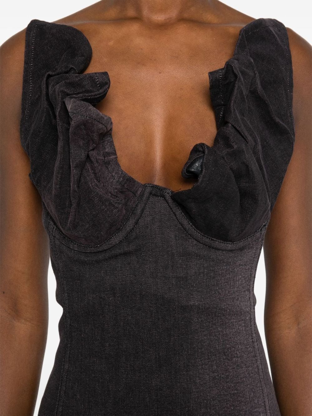Y/PROJECT denim mini Dress - 5