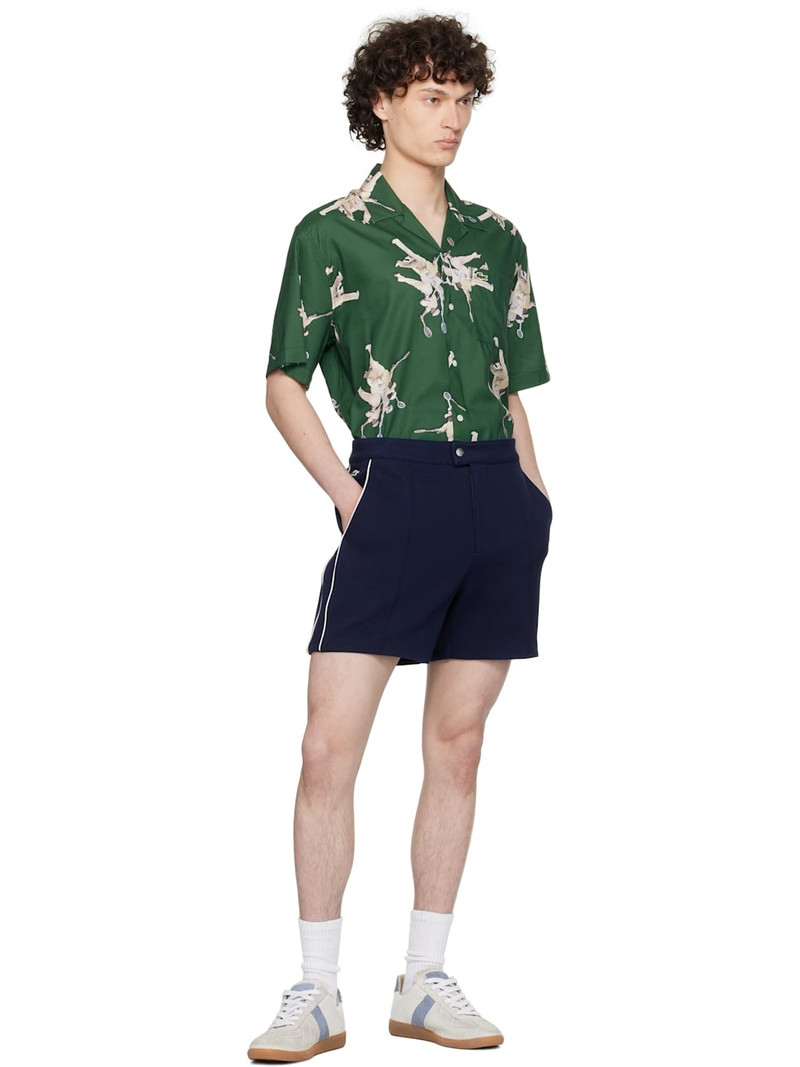 LACOSTE Navy Elevated Tennis Shorts outlook