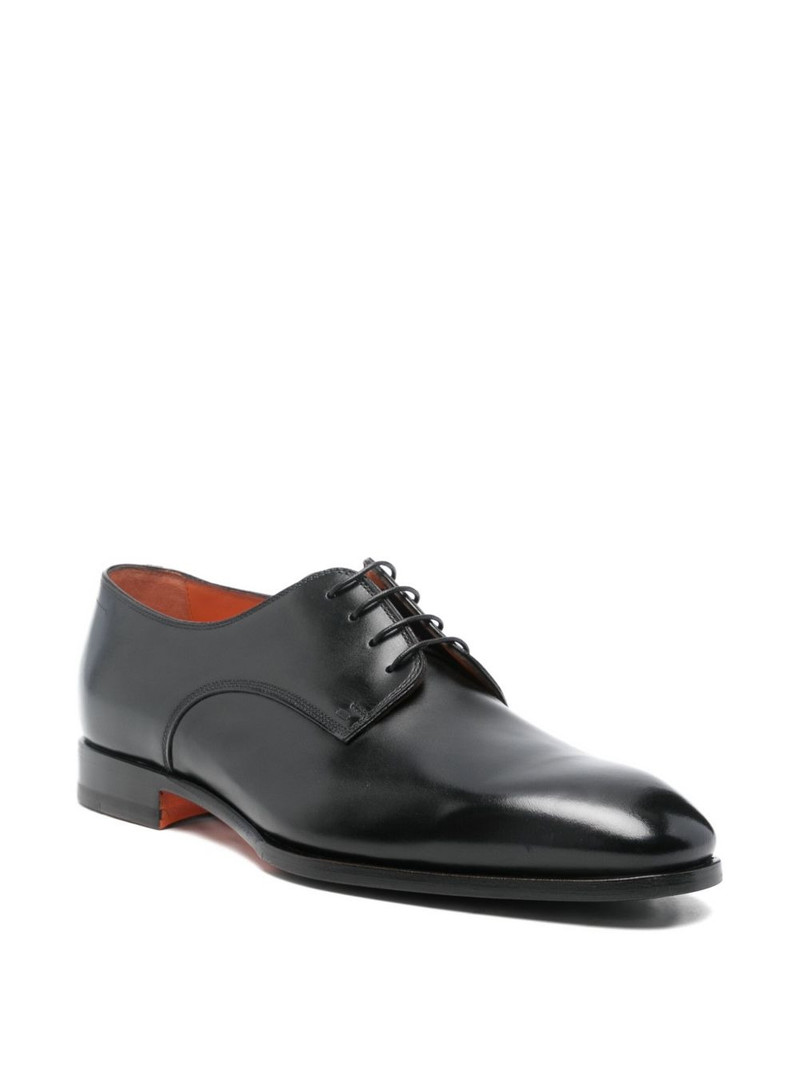 Santoni block-heel derby shoes outlook