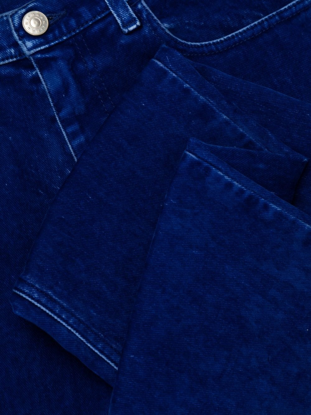 flared twill trousers - 7