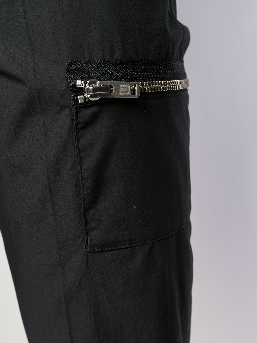 zip detail trousers - 5