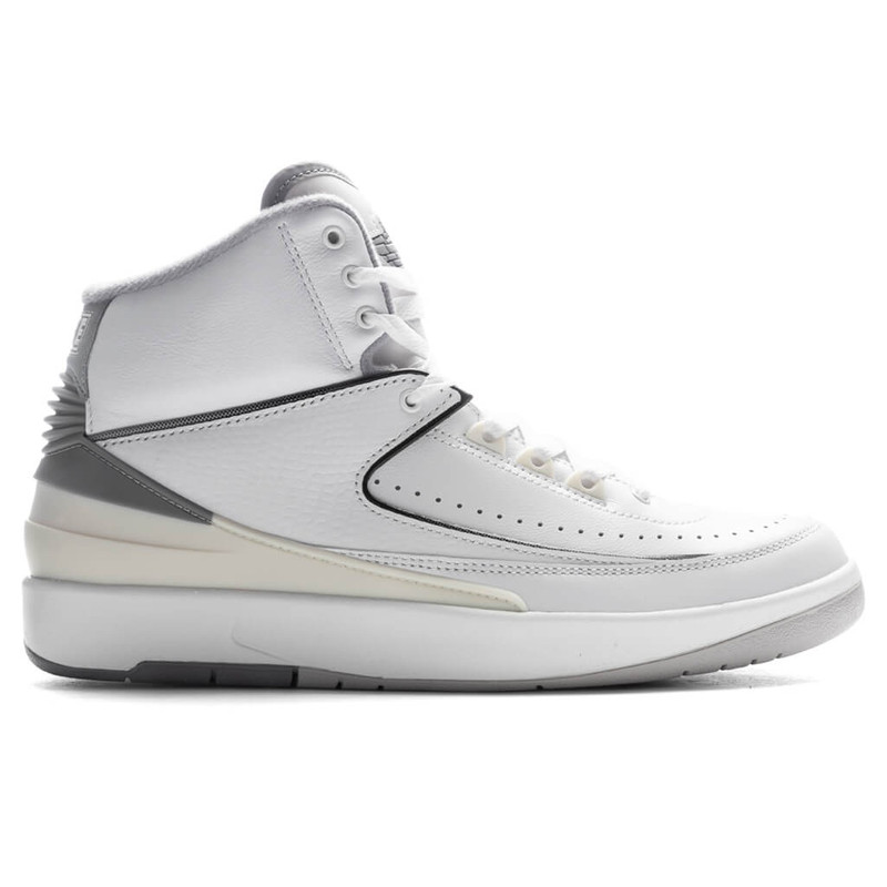 AIR JORDAN 2 RETRO - WHITE/CEMENT GREY/SAIL - 1