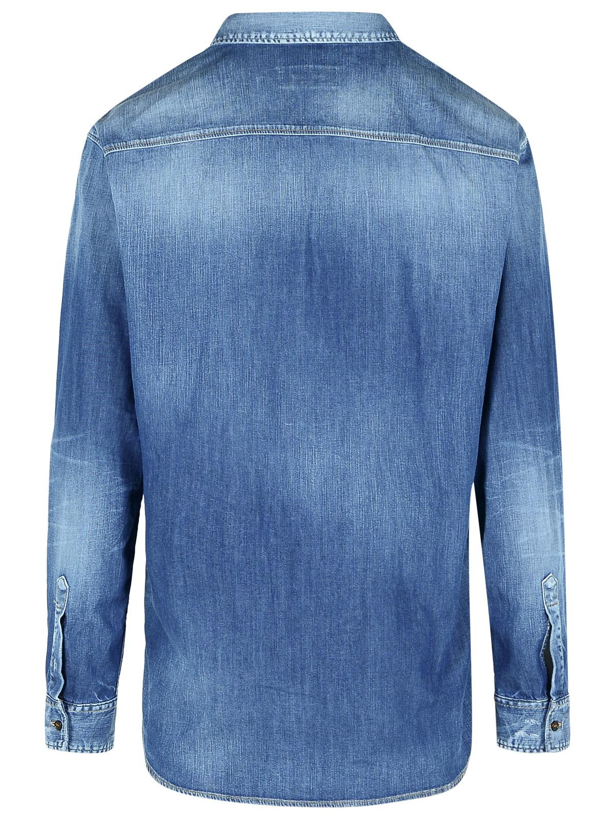 Dsquared2 Light Blue Denim Shirt Men - 3