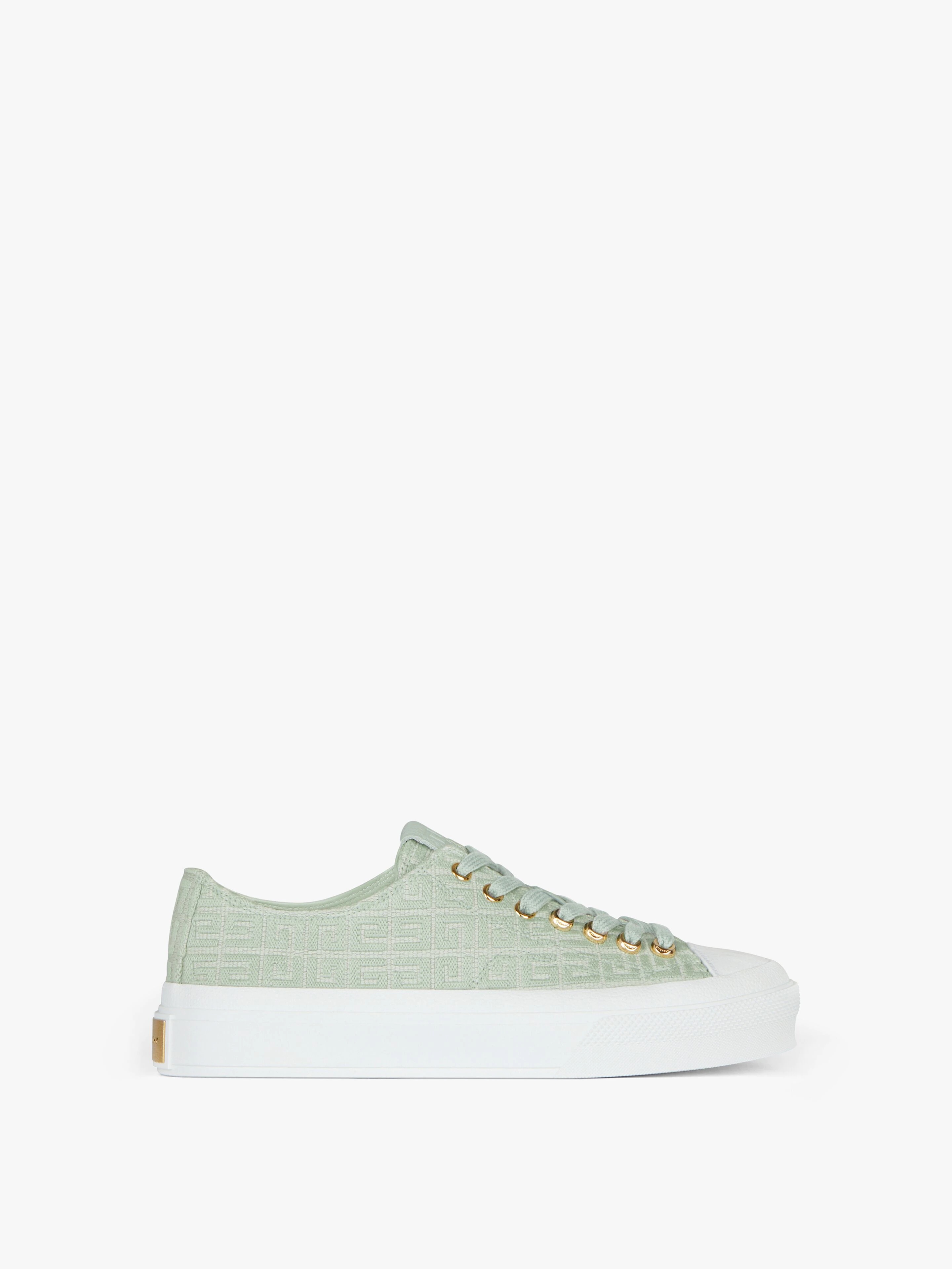 CITY SNEAKERS IN 4G EMBROIDERED CANVAS - 1