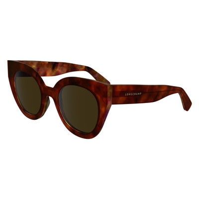 Longchamp Sunglasses Textured Brown - OTHER outlook