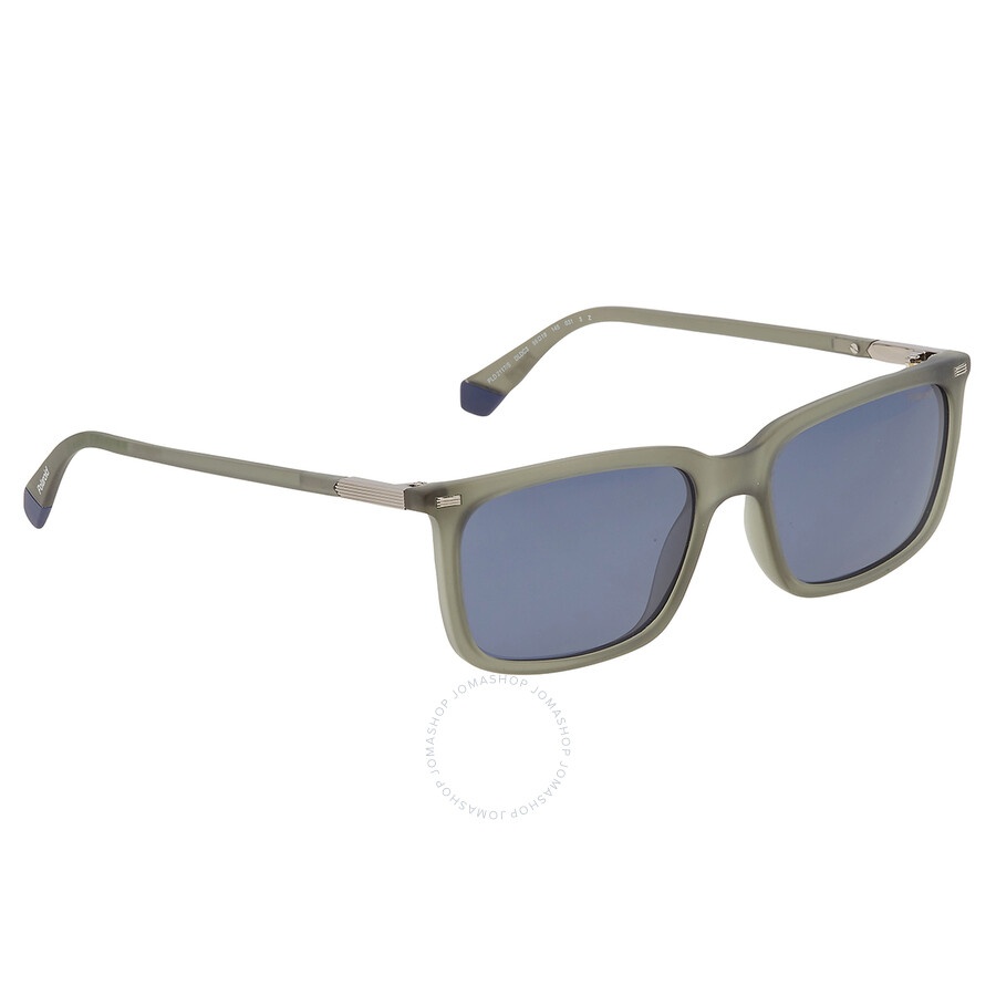 Polaroid - Polaroid Core Polarized Blue Rectangular Men's Sunglasses PLD 2117/S 0DLD/C3 55 - 2