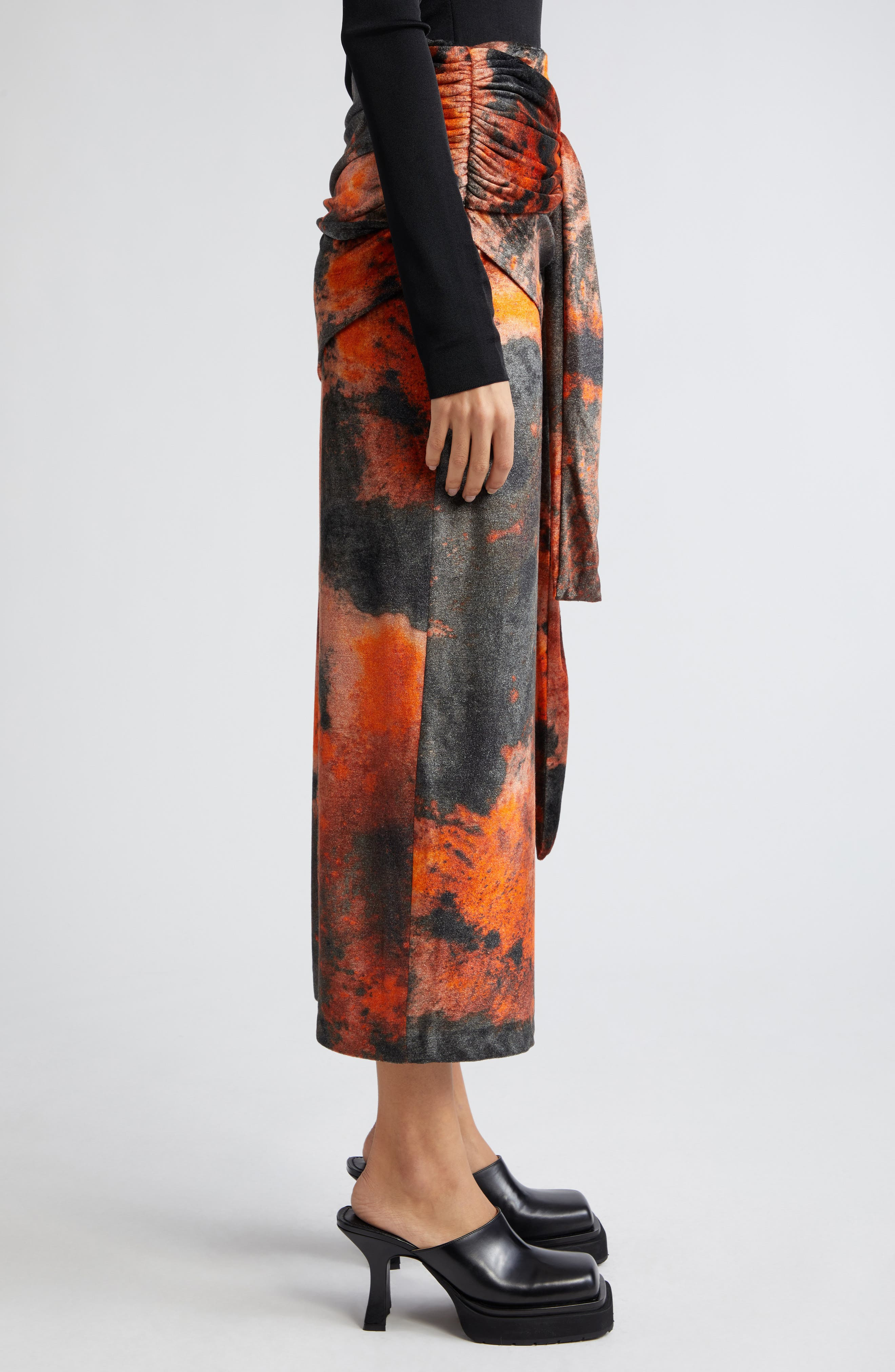 Colorburst Ruched Skirt - 3