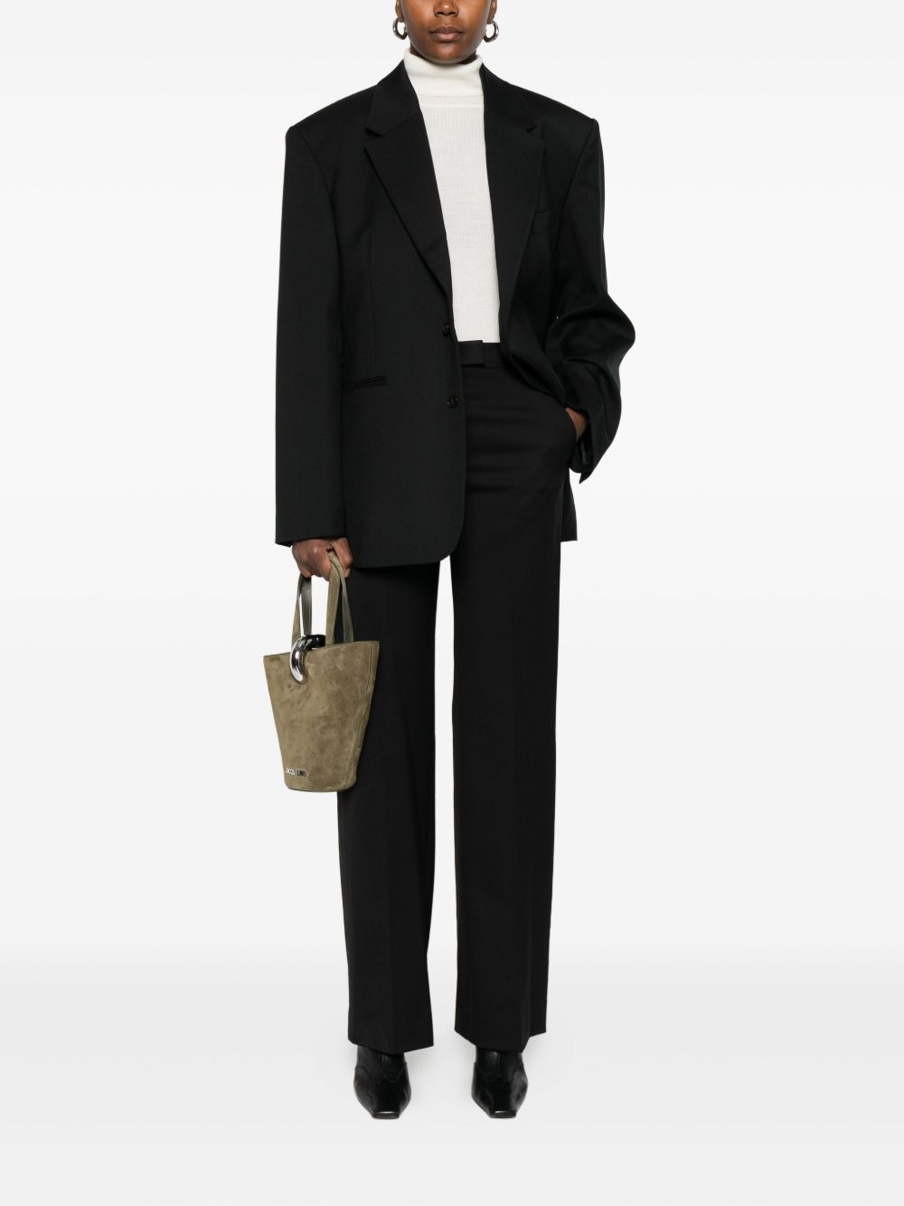 high-waisted trousers - 2
