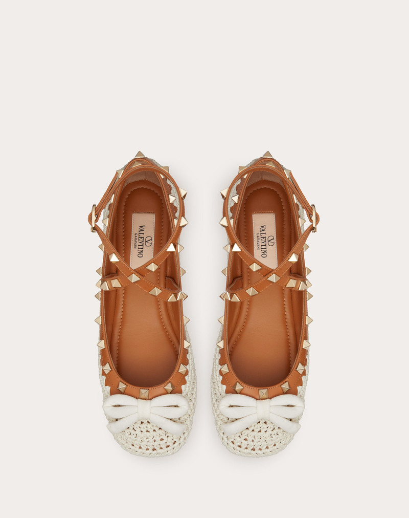ROCKSTUD BALLERINA WITH CROCHET EMBROIDERY 4