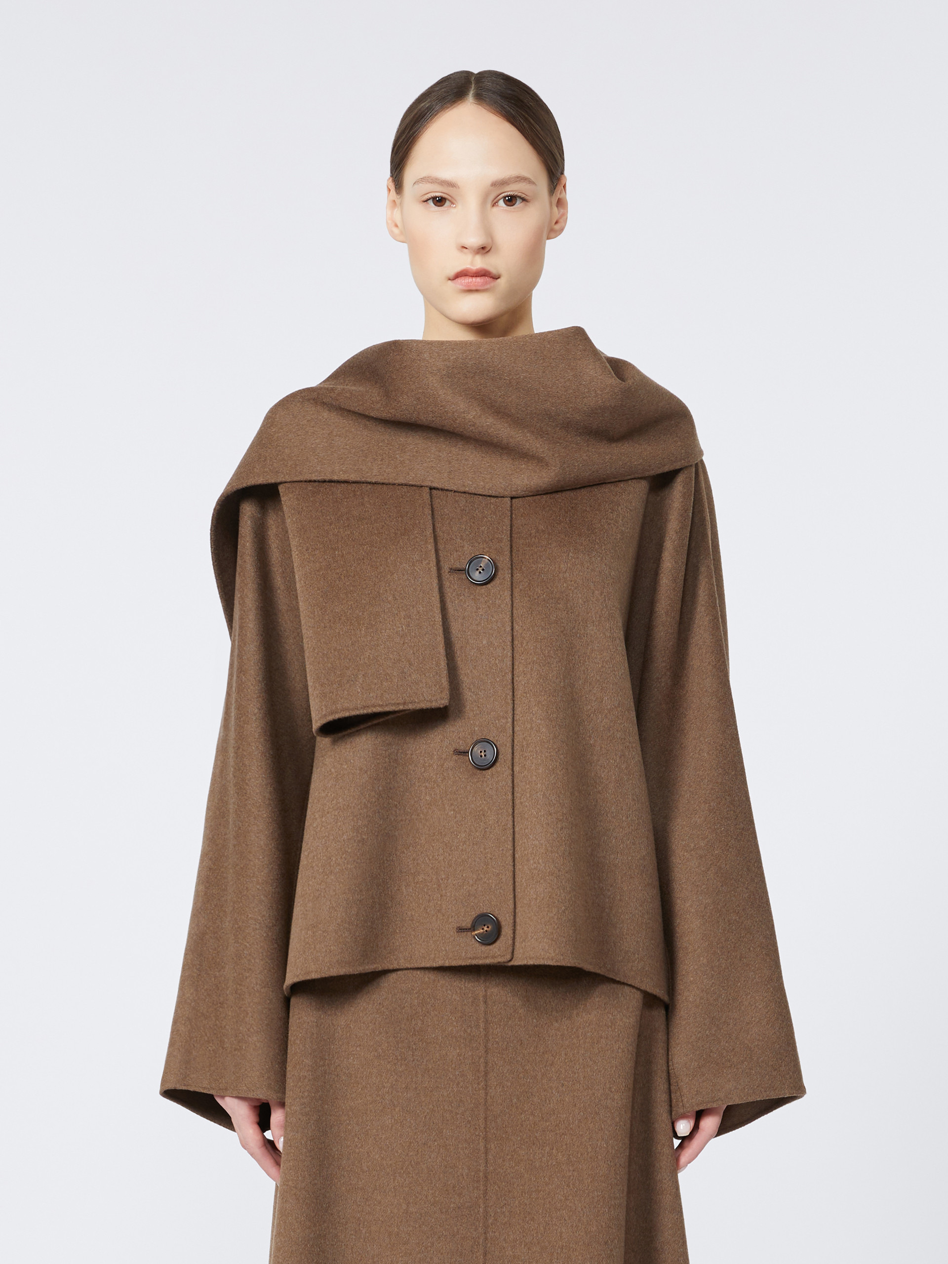 KATE Cropped jacket in double-sided wool - 3