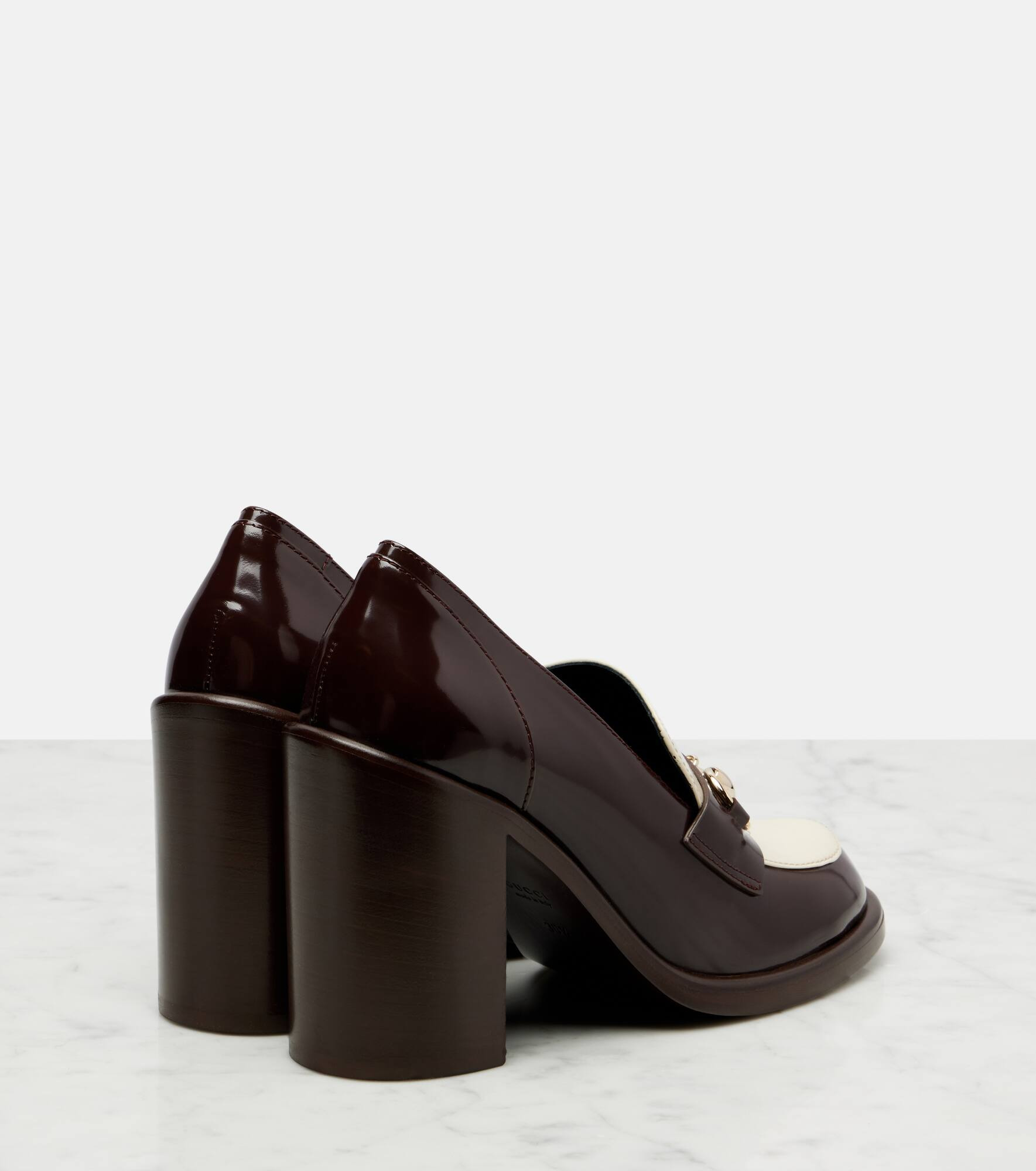 Savoy Horsebit leather loafer pumps - 2