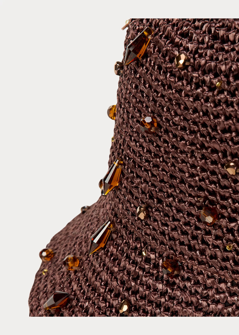 Beaded Crochet Cloche Hat 3
