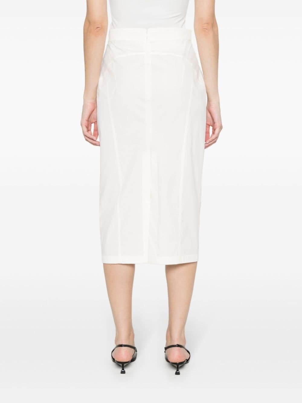 panelled midi skirt - 4