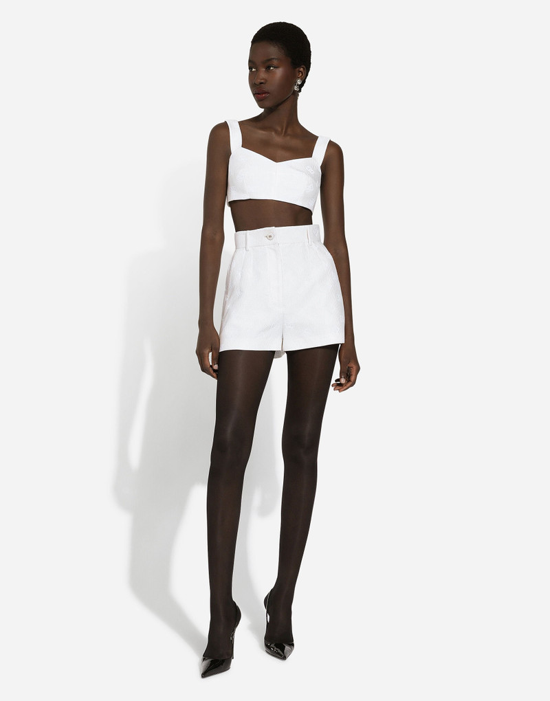 Dolce & Gabbana Jacquard shorts with all-over DG logo outlook