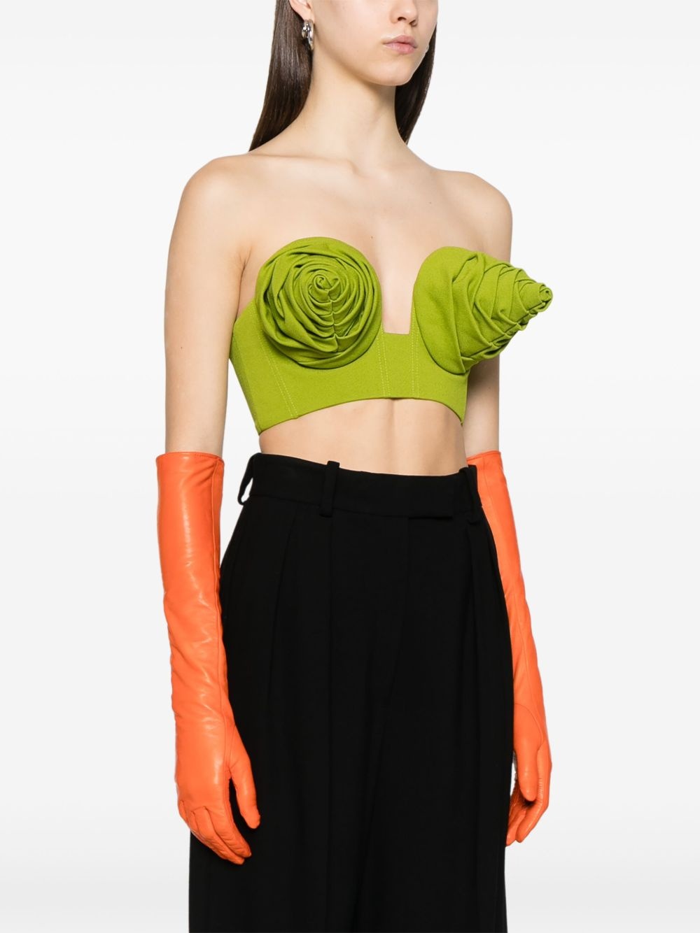 conical-cup crop top - 3