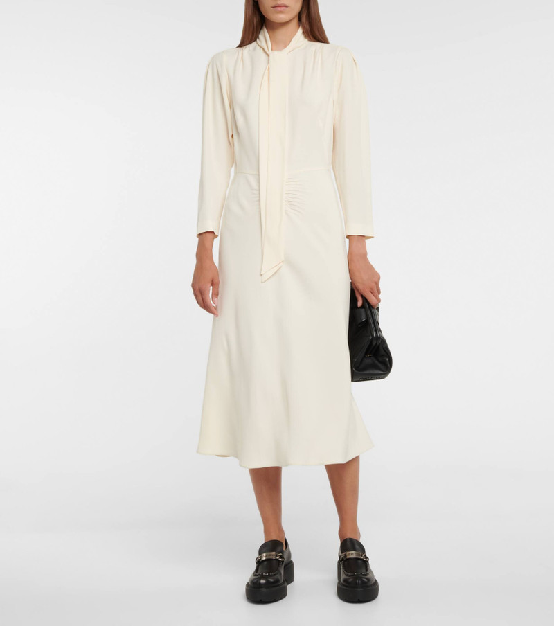 Miu Miu Long-sleeved midi dress outlook