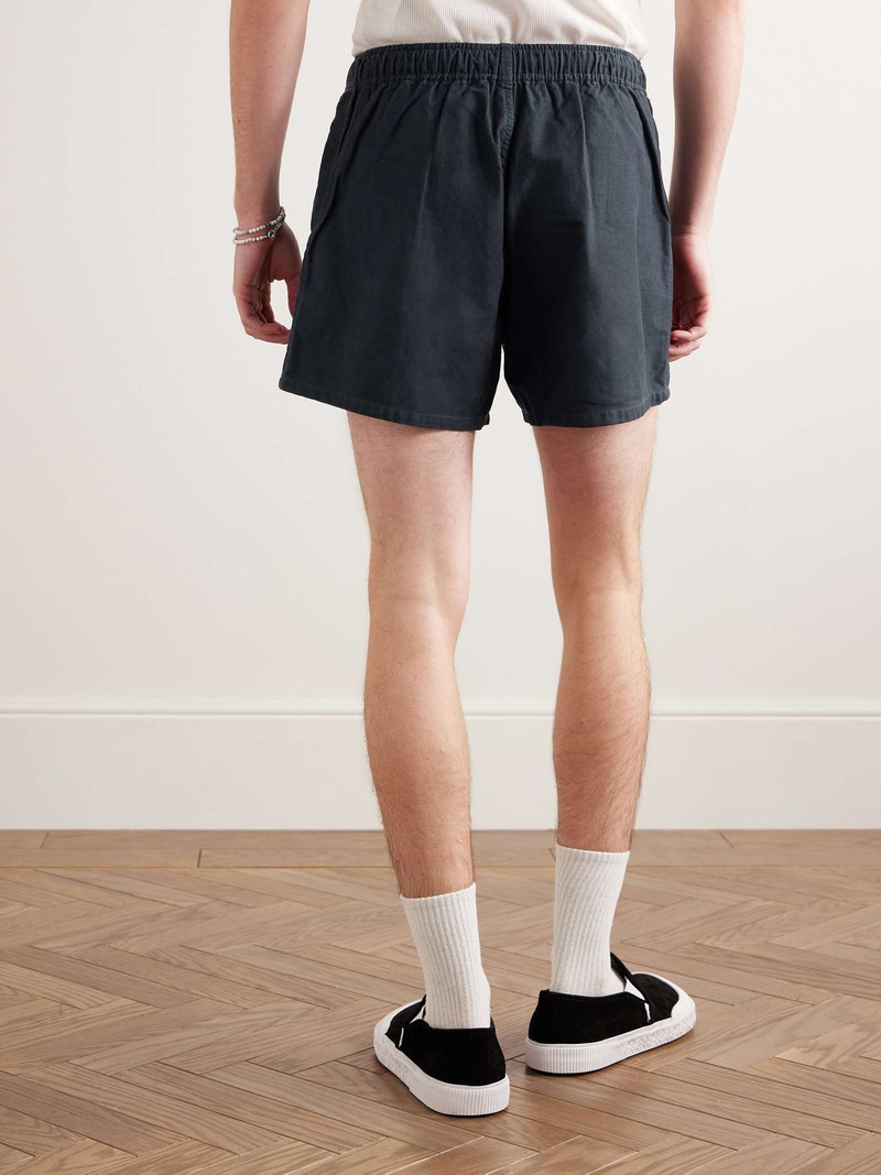 Field Straight-Leg Logo-Embroidered Cotton-Twill Shorts 4
